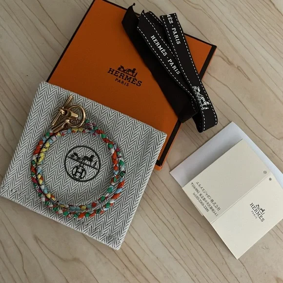 NWT Hermes Glenan Double Tour Bracelet - Picture 1 of 7